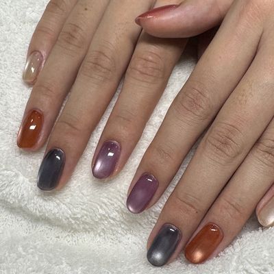 マグネット、フラッシュ、ミラーネイル