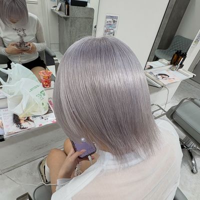 【1日でホワイトにしたい方】トリプルブリーチ＋カラー＋トリートメント_22500