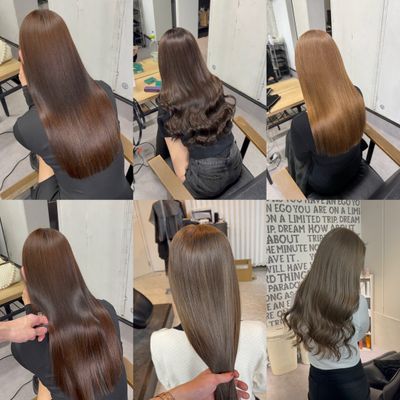 ワンカラー 【うる艶髪へ🫧】ワンカラー+トリートメント