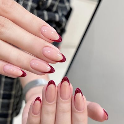 【チップ長さ出し】★フレンチネイル