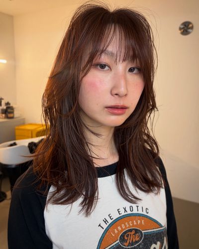 透明感カラー+トリートメント