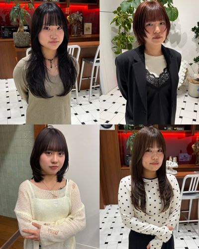 【人気NO.1】カット＋透明感カラー＋艶髪トリートメント ¥14,050