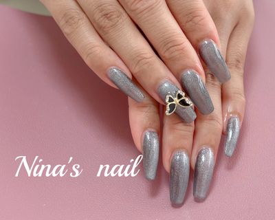 短期間の長さだししたい方🫶オフ不要チップスカルプネイル❣️シンプルなデザイン