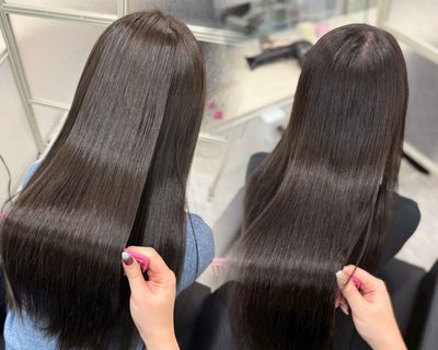 【うるツヤ必見】カット➕カラー➕髪質改善ストレート