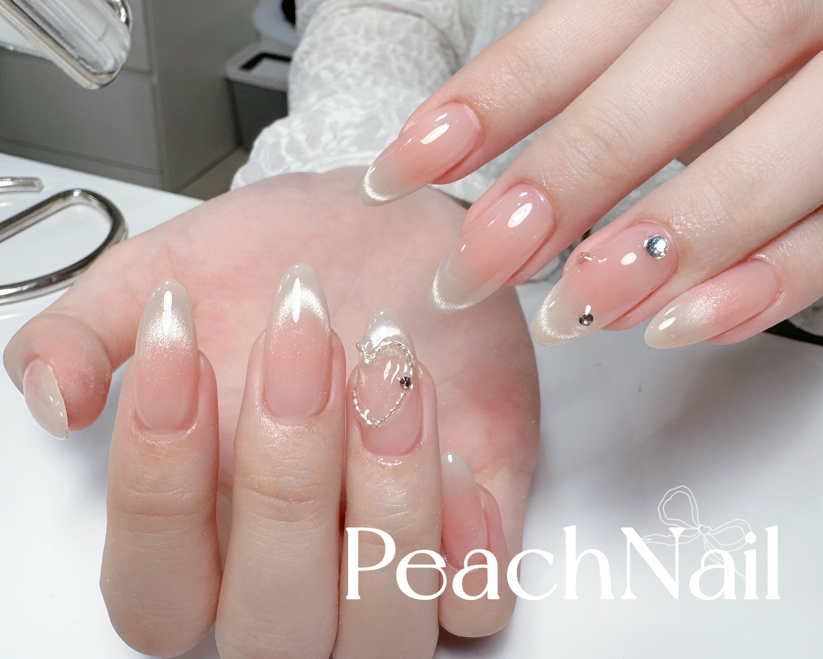 Peach_Nail