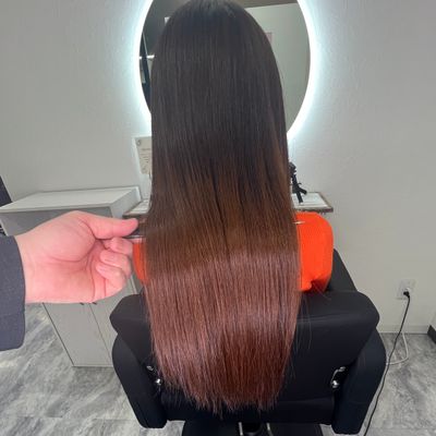 【髪質改善】水素color+最高級水光treatment