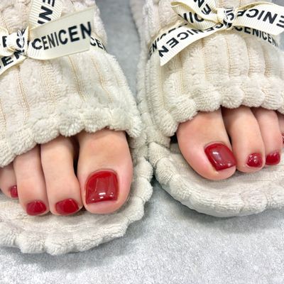 オフあり✨️フット ワンカラー💅🤍