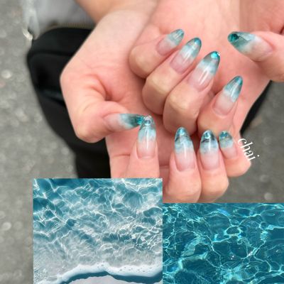 長さだし10本+2h以内やり放題⏰持ち込み🩵フィルイン(パラジェル🆗)💅オフ込み
