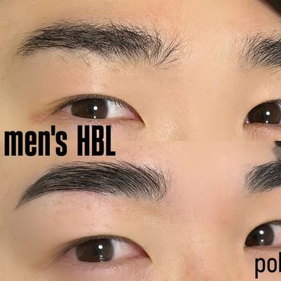 〔メンズアイブロウリフト〕眉毛パーマ+WAX（眉/こめかみ/鼻毛）