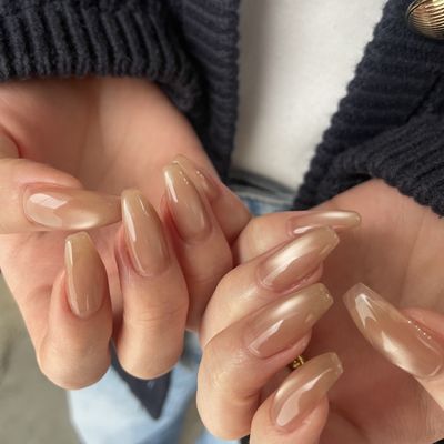 オーロラ・ミラーネイル・マグネット💅
🧡お爪を削らないparagel使用🧡