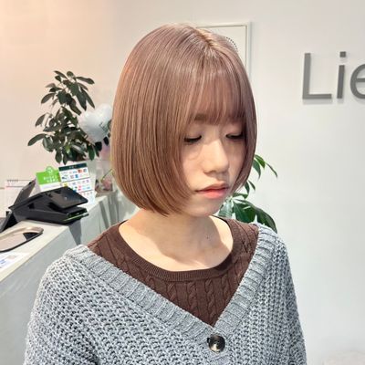 カット+ブリーチダブルカラー+Aujuaクイックケア¥23100〜