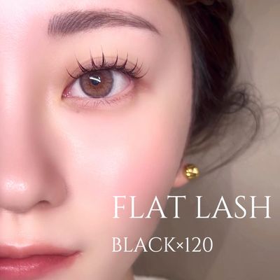 ぱっちり🫧フラットラッシュ 120本🫧デザイン相談可能◎