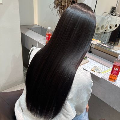 【極美髪】髪質改善ストレート＋髪質改善カラー＋髪質改善トリートメント＋小顔カット