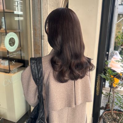 【NO.2】カット+透明感カラー+前処理トリートメント