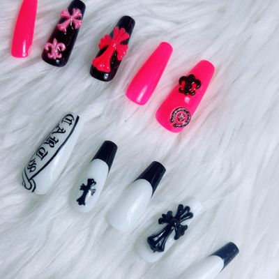 お任せネイル！クロムパーツあり