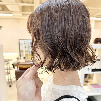ボブ似合わせカット＋ボブパーマ