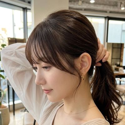 【モニター】結んで可愛い。お顔周りカット※シャンプーブロー付き