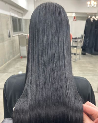 【超うる艶髪🖤】髪質改善ケアストレート+トリートメント