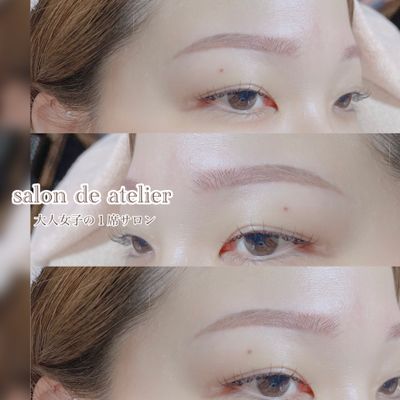 垢抜け眉WAX＋間引き