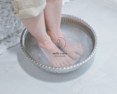 足裏角質ケア＋ワンカラー