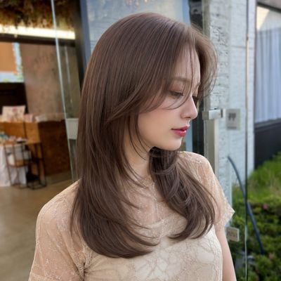 【U24以下】艶、透明感、ダメージレス、ケアカラー（ロング料金なし）