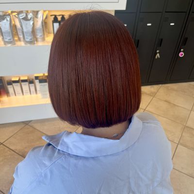 ナチュラルワンカラー➕メンテカット✂️