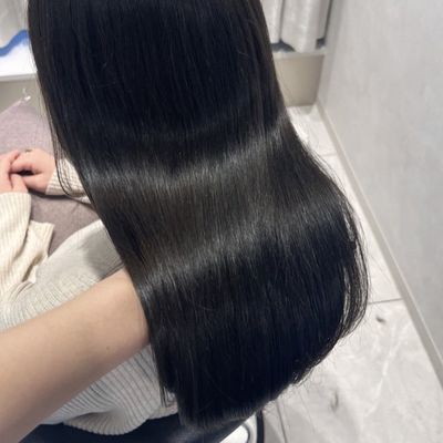 透明感ツヤカラー➕艶トリートメント⭐️