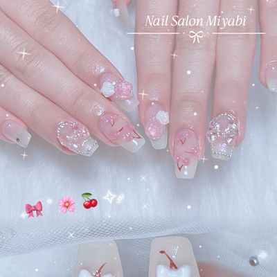 【リピーター様】サンプルフルアート🍒【7月末迄】