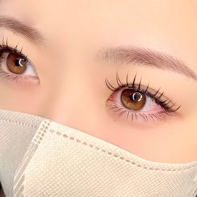ネイリー限定フラットラッシュ上下160本振り分け自由