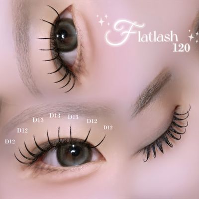 【2回目以降の方】🖤フラットラッシュ100本🖤