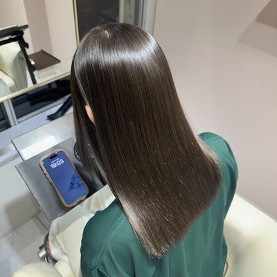 【髪質改善カラー最高峰】カット+メテオカラー（TR込み）¥22000