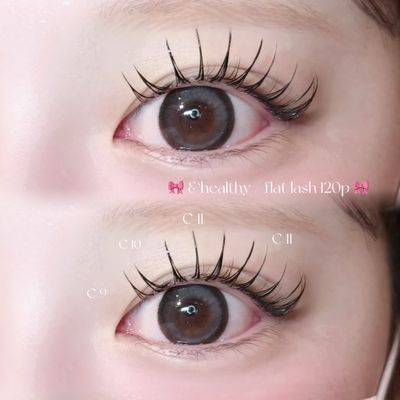 &healthy / flat lash 120本