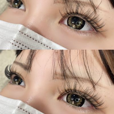 【ボリュームラッシュ120束+アイシャンプー付き】