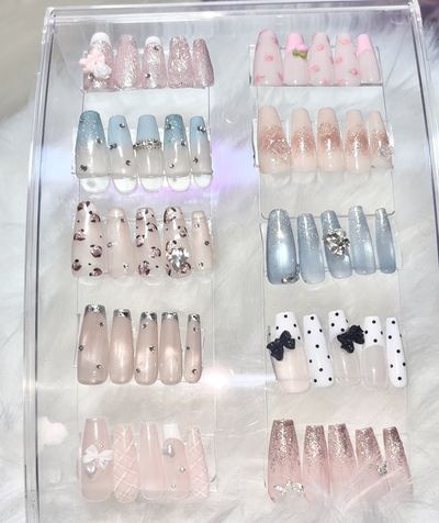 長さだし10本💅サンプルから選ぶ10本アート