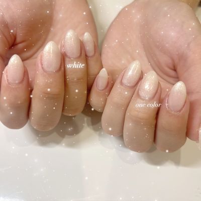 シンプル💫ワンカラー/ラメグラデーション