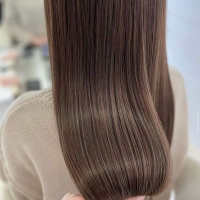【一段上の艶髪へ】髪質改善グロッシーストレート＋カット＋TR