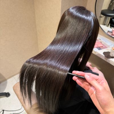 【ネイリー新規限定】カット＋つるりんちょZERO髪質改善カラー