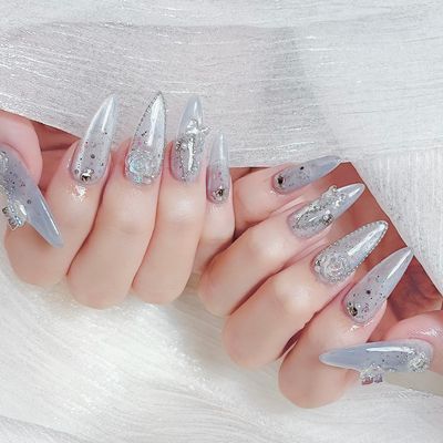 【限定価格♡チップ長さだし10本】定額デザイン♡ワンホンネイル(ワンカラー)