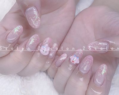 ワンカラー　+  フラッシュグラデーション