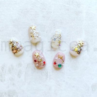 クリスマスネイル ( サンプル )