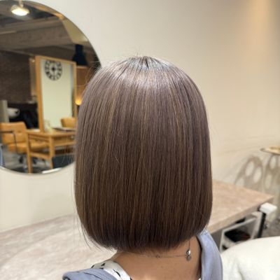 脱!白髪染めカラー+カット