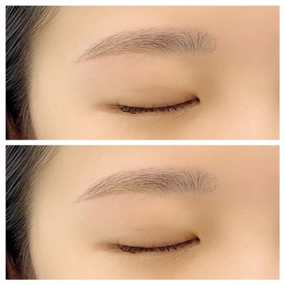 《黄金比から美眉をデザイン》アイブロウwax眉メイク仕上げ💄