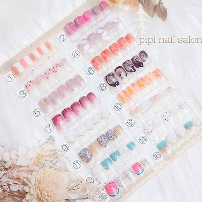 【定額】根元クリア  人気No.2《16種類》(オフ無し)￥6500円→5400