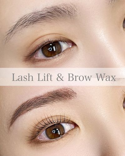 【人気メニュー】まつ毛パーマ＆眉毛wax