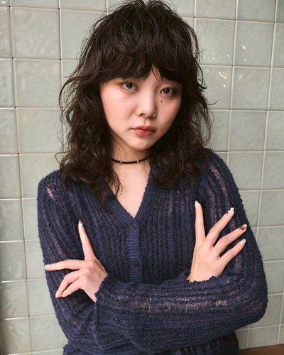 【人気パーマ】カット+ニュアンスパーマ+カラー+艶髪トリートメント ¥20,00