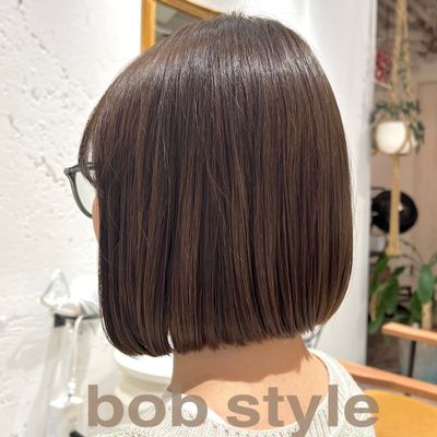 似合わせカット＋カラー《透明感のある髪色へ》＋MERYシルクトリートメント