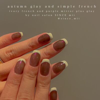 【12月限定】パラジェルsimple《french nail》