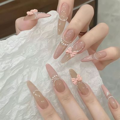 チップ長さ出し 10本デザイン
