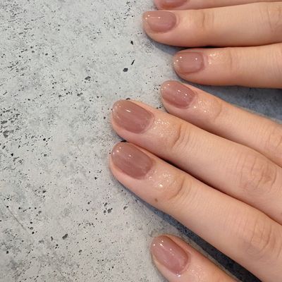 【上品・シンプル】美爪ワンカラー　オフ無