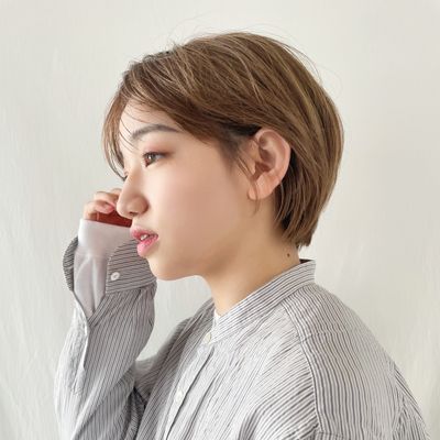 オリジナル髪質改善トリートメント&似合わせ小顔ショート・ボブカット＆艶カラー